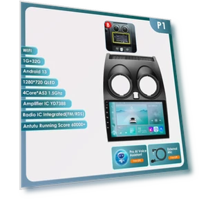 Android Auto Car Radio with 9-inch Display — In-Dash, OSSURET