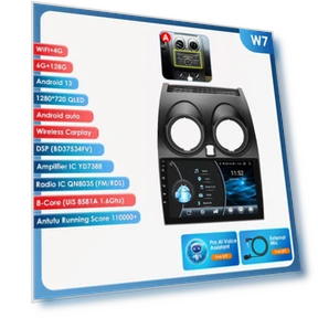 Android Auto Multimedia Car Radio — In-Dash, OSSURET