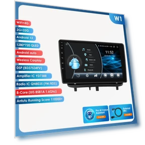 Android Car Multimedia System with GPS and 4G — In-Dash, OSSURET