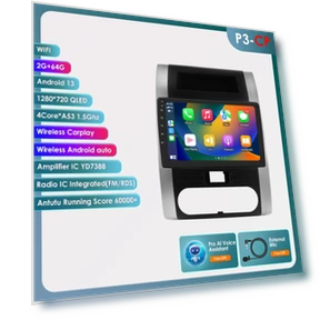 Android Car Stereo with Apple CarPlay and Android Auto — In-Dash, Hizpo