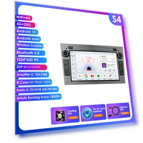 Android Car Stereo with Wireless CarPlay and Android Auto — In-Dash, Hizpo