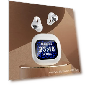 Bluetooth Headset with Touch Controls, Ear Clip, High Sound Quality, Long Battery Life, Wireless OWS, Intelligent Noise... — Headsets, Best Fashion Pavilion