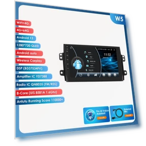 Car Multimedia Player with Android OS and 4G LTE — In-Dash, Hizpo