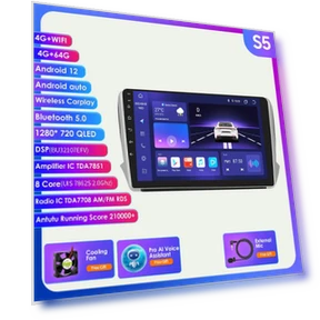 Car Multimedia Player with CarPlay and Android Auto — In-Dash, Hizpo