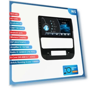 Car Multimedia Player with Voice Control, AI, and GPS — Stereo Receivers, OSSURET