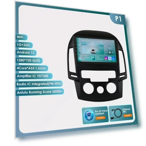 Car Multimedia System with Android 13, CarPlay, and GPS — In-Dash, Hizpo