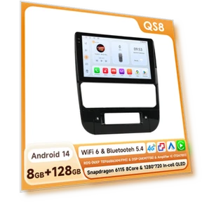 Car Multimedia System with Voice Control, AI, Bluetooth, GPS, and 360° Camera Support — Car Installation Essentials, OSSURET