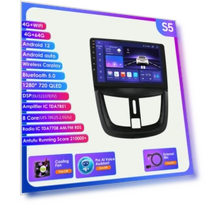 Car Multimedia Video Player with GPS and Android Auto — In-Dash, Hizpo