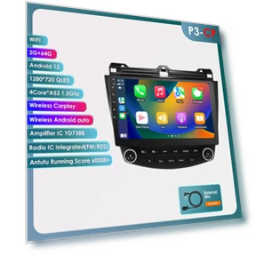 Car Radio with CarPlay, AI Voice, Android, GPS Navigation — In-Dash, OSSURET