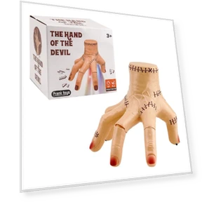 Crawling Plastic Hand with LED Lights and Motion Sensor — Spooky Sounds, Tortilla