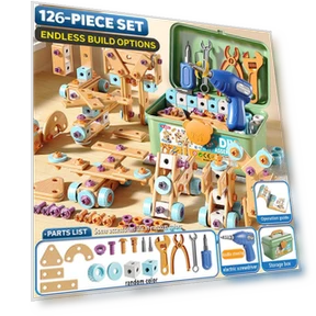 DIY Building Kit with Electric Screwdriver — Construction Kits, COOKING-MALL