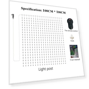 DIY Picture Text LED Display Curtain Light — String Lights, Mellow Home