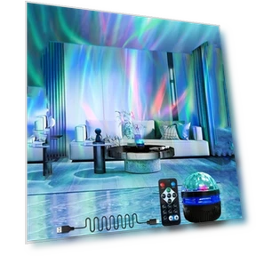 Galaxy Star Projector with Ocean Waves, RGB, Smart Remote — Projection Effects, Automobile Club