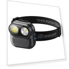 Hands-Free Smart Sensor Headlamp with Adjustable Brightness — Flashlights, Shengshijieda