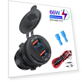 Multi-functional Car Charger Socket — Chargers, Auto Home Solutions