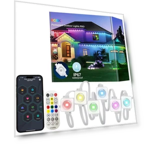 Permanent Outdoor Eaves Lights — Outdoor String Lights, CETELUMA