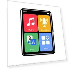 Portable MP3 Player with 2-Inch Screen — Portable Media Players, Aura Living