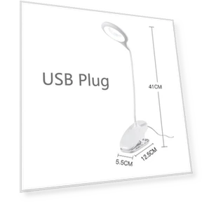 Rechargeable Reading Lamp with Clip — Study & Desk Lighting, Binchi