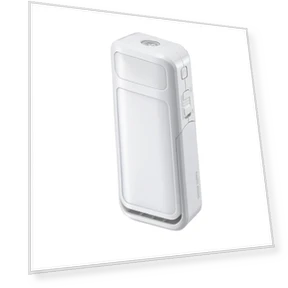 Rechargeable Sensor Light with Motion and Light Sensor — Outdoor Security & Flood Lighting, Sanwa Supply