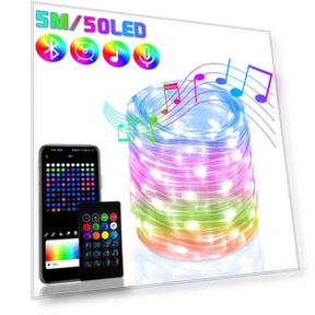 RGB Smart Bluetooth Control USB LED String Lights — String Lights, Your Warm Home