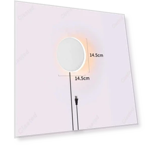 Simple LED Touch Dimming Wall Light with US Plug — Wall Lighting, Binchi Lighting Appliances