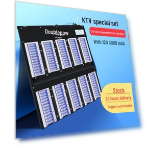 Smart Charger Set with 120 Rechargeable AA Batteries — Chargers, Doublepow Battery