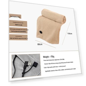 Smart Heated Shawl Blanket — Electric, Guteng