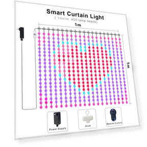 Smart LED Curtain Lights — String Lights, Mellow Home