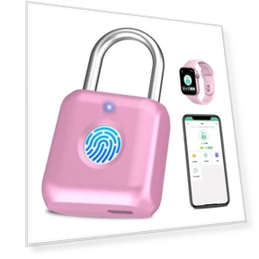 Smart Padlock with Fingerprint Authentication — Padlocks & Hasps, Tohtake