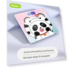 Smart Rechargeable Electronic Body Fat Scale — Weight Management Tools, Meilin