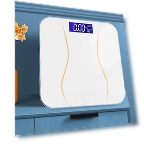Smart Rechargeable Glass Body Weight Scale — Weight Management Tools, BORO