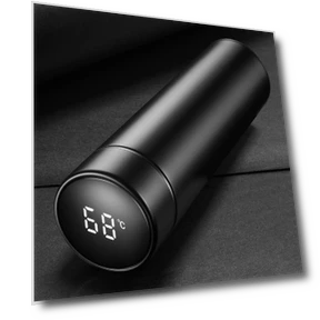 Smart Thermos Cup with Temperature Display — Beverage Warmers, VividTrove