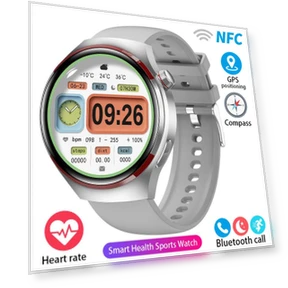 Smart Watch Men GPS Tracking AMOLED HD Display — Smartwatches, Zodvboz