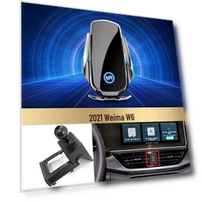 Smart Wireless Fast Charging Car Phone Holder and Stand — Vehicle Phone Holders, GearUp AutoMoto