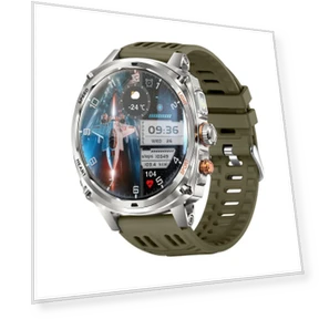 Smartwatch with AMOLED HD Display, Health Monitoring, and Sport Tracking — Smartwatches, Chose One