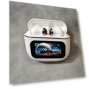 Touchscreen ANC Active Noise Cancelling Wireless TWS Earbuds — In-Ear Headphones, SCIONE