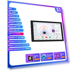 Universal Android Car Stereo with GPS Navigation — In-Dash, OSSURET