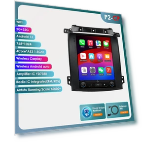 Vertical Screen Car Multimedia Player with CarPlay and Android Auto — In-Dash, OSSURET