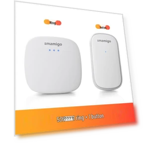 Wireless Doorbell with Remote Control and Sensor — Smart Home Security, Chose One