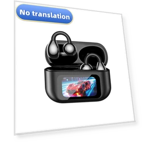 Wireless Ear Clip Earphones with Touch Screen and AI Real Time Translation — In-Ear Headphones, Artesano Home