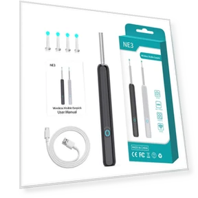 Wireless Smart Visual Ear Cleaner — Endoscopes, Mellow Home