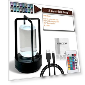 16-Color RGB Desk Lamp — Study & Desk Lighting, TOP-MALL-001