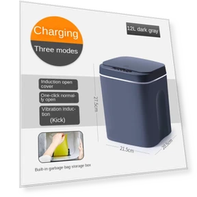 Automatic Sensor Trash Can — Kitchen Cans, Simple and warm