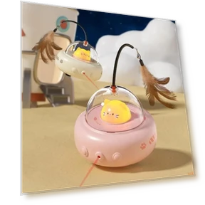 Automatic Teaser Toy with Sensors and Light — Cat Playthings, Super shoes Mall
