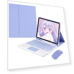 Bluetooth Keyboard Case with Touchpad for iPad Air 6th Gen — Keyboard Cases, SS-Pajamas-01