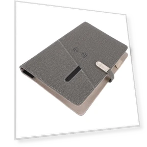 Business Notebook with Lamp, Recording, Portable Power Source, Wireless Charging, Fillable Planner — Digital Planners, Koogeelife