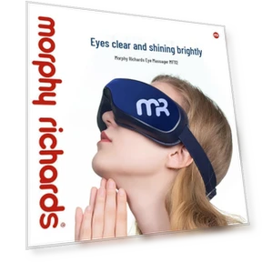 Foldable Smart Eye Massager with Heat and Bluetooth Music — Rollers & Pens, Morphy Richards