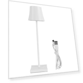 LED Desk Lamp with USB Charging — Study & Desk Lighting, KONNWEI