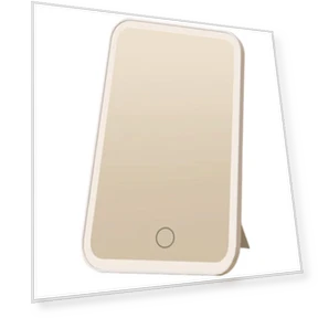 LED Lighted Makeup Mirror — Handheld, Meebordi