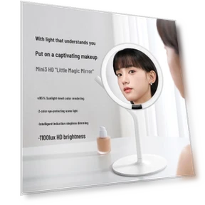 Mini3 LED HD Smart Makeup Mirror — Compact & Travel, AMIRO